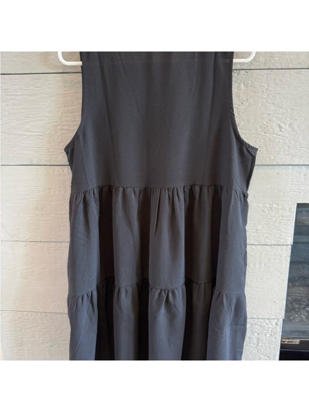Black Sleeveless Dress - Picture 2 of 3